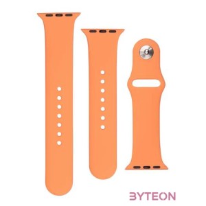 FIXED Szilikon Strap Set Apple Watch 42,44,45 mm, orange