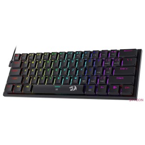 Redragon Anivia, wired mechanical keyboard,RGB, brown switch Black HU