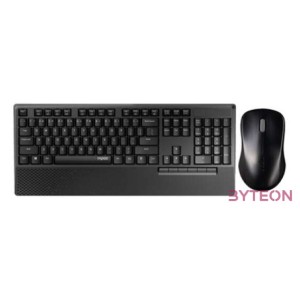 Rapoo X1960 Wireless Keyboard  Mouse Black HU