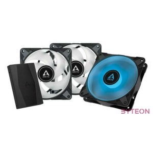 Arctic P12 PWM PST RGB 0dB Black 3db Value Pack with Controller