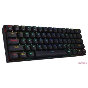 Redragon Draconic Compact RGB Wireless Red Mechanical Tenkeyless Designed Bluetooth Gaming Keyboard Black HU