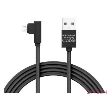 Delight MicroUSB 90 Adatkábel Black