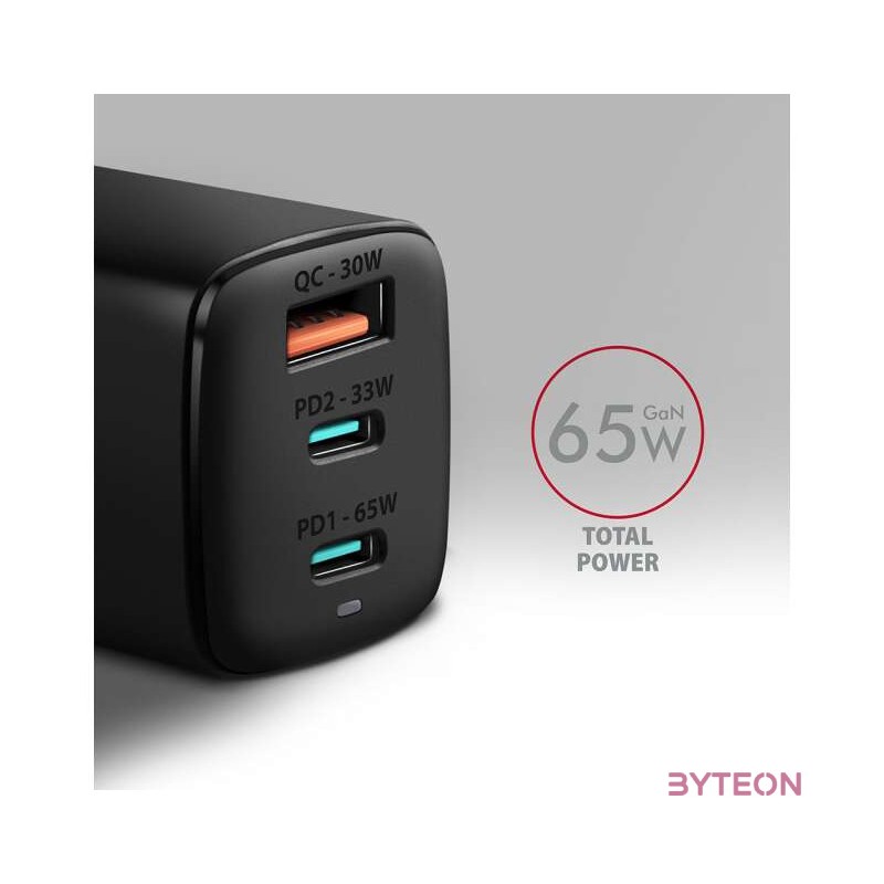 AXAGON ACU-DPQ65 QC4  USB-C PD Wall Charger