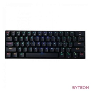Redragon Draconic Compact RGB Wireless Brown Mechanical Tenkeyless Designed Bluetooth Gaming Keyboard Black HU