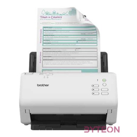 Brother ADS-4300N Lapáthúzos Szkenner White