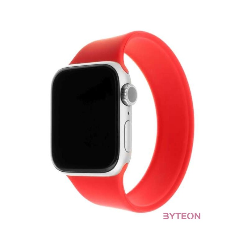 FIXED szilikon szíj Apple Watch 38,40mm, S méret, piros