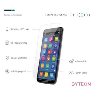 FIXED üvegfólia csak sík felületre Apple iPhone 7,8,SE (2020) telefonokhoz