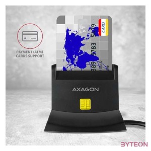 AXAGON CRE-SM2 USB Smart Card ID Card Reader  SD,microSD,SIM Card Reader