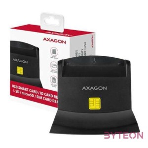 AXAGON CRE-SM2 USB Smart Card ID Card Reader  SD,microSD,SIM Card Reader
