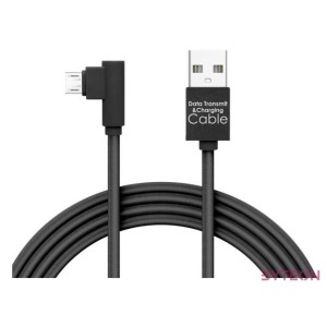 Delight MicroUSB 90 Adatkábel Black