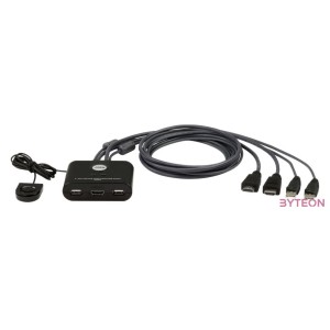 ATEN CS22HF 2-Port USB FHD HDMI Cable KVM Switch