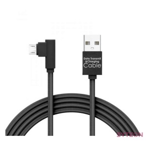 Delight MicroUSB 90 Adatkábel Black