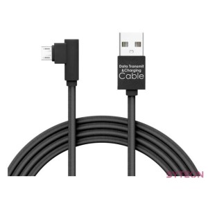 Delight MicroUSB 90 Adatkábel Black