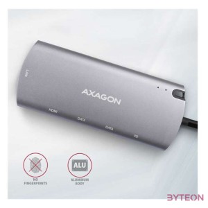AXAGON HMC-6M2 SuperSpeed USB-C Combo 6in1 Hub