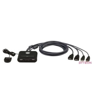 ATEN CS22HF 2-Port USB FHD HDMI Cable KVM Switch
