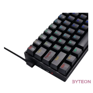 Redragon Draconic Compact RGB Wireless Blue Mechanical Tenkeyless Designed Bluetooth Gaming Keyboard Black HU