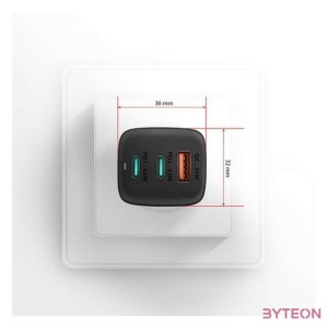 AXAGON ACU-DPQ65 QC4  USB-C PD Wall Charger