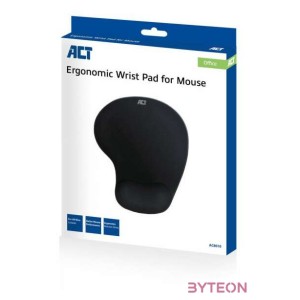 ACT AC8010 Ergonomic with wrist rest Egérpad Black