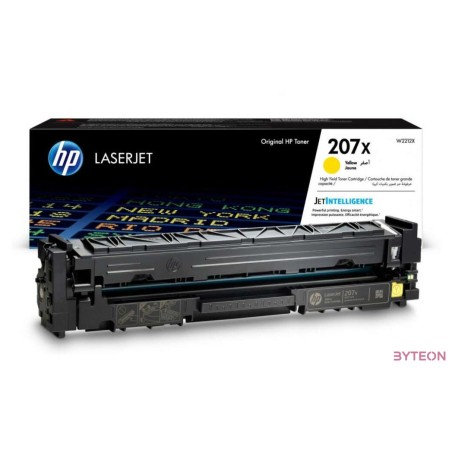 HP 207X Yellow toner
