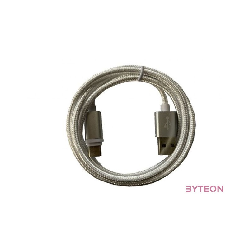 BlackBird BH164 Lightning Adatkábel 3m Silver