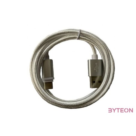 BlackBird BH164 Lightning Adatkábel 3m Silver