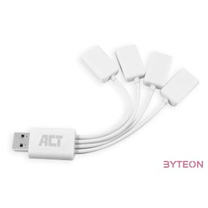 ACT AC6210 USB 2.0 4-Port Hub White