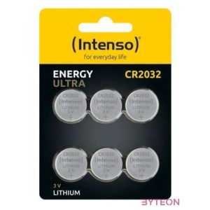 Intenso CR2032 Lítium Gombelem 6db,csomag