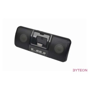 Gembird SPK321i Portable speakers with universal dock for iPhone and iPod Black