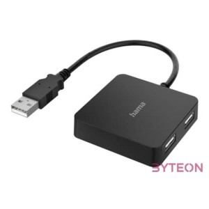 Hama USB2.0 Buspowered 14 V2 Hub Black