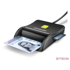 AXAGON CRE-SM3SD Smart Card Flatreader Black