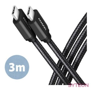 AXAGON BUCM3-CM30AB Speed USB-C  USB-C 3.2 Gen 1 Cable 3m Black