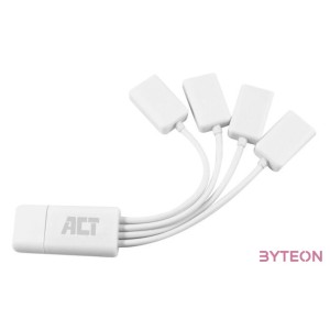 ACT AC6210 USB 2.0 4-Port Hub White