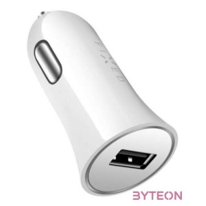 FIXED set of car charger with USB output and USB,micro USB cable, 1 meter, 12W Fehér