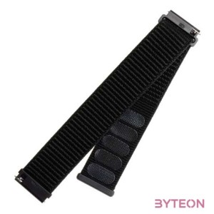 FIXED Nylon Strap Smartwatch 20mm wide, Fekete