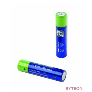 Gembird 1000mAh AAA Ni-MH akkumulátor 2db,csomag