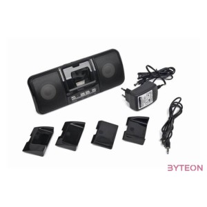 Gembird SPK321i Portable speakers with universal dock for iPhone and iPod Black