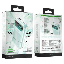 Acefast M2 Sparkling Series power bank, 20000mAh, 30W (grey)