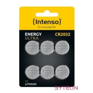Intenso CR2032 Lítium Gombelem 6db,csomag