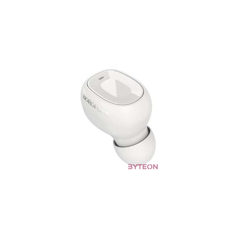 BOROFONE BC28W Shiny Mini Bluetooth Headset White
