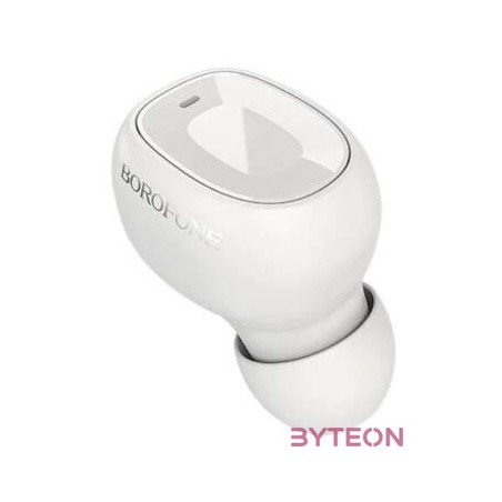 BOROFONE BC28W Shiny Mini Bluetooth Headset White