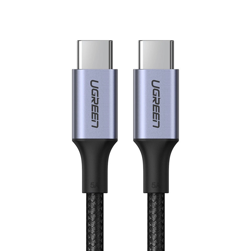 Ugreen US557 USB-C to USB-C cable, 100W, 5A (black)