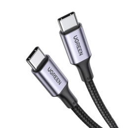 Ugreen US557 USB-C to USB-C cable, 100W, 5A (black)