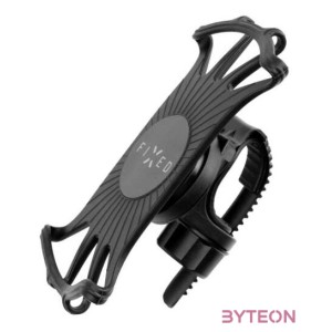 FIXED Bikee 2 szilikon telefontartó kerékpárra, fekete