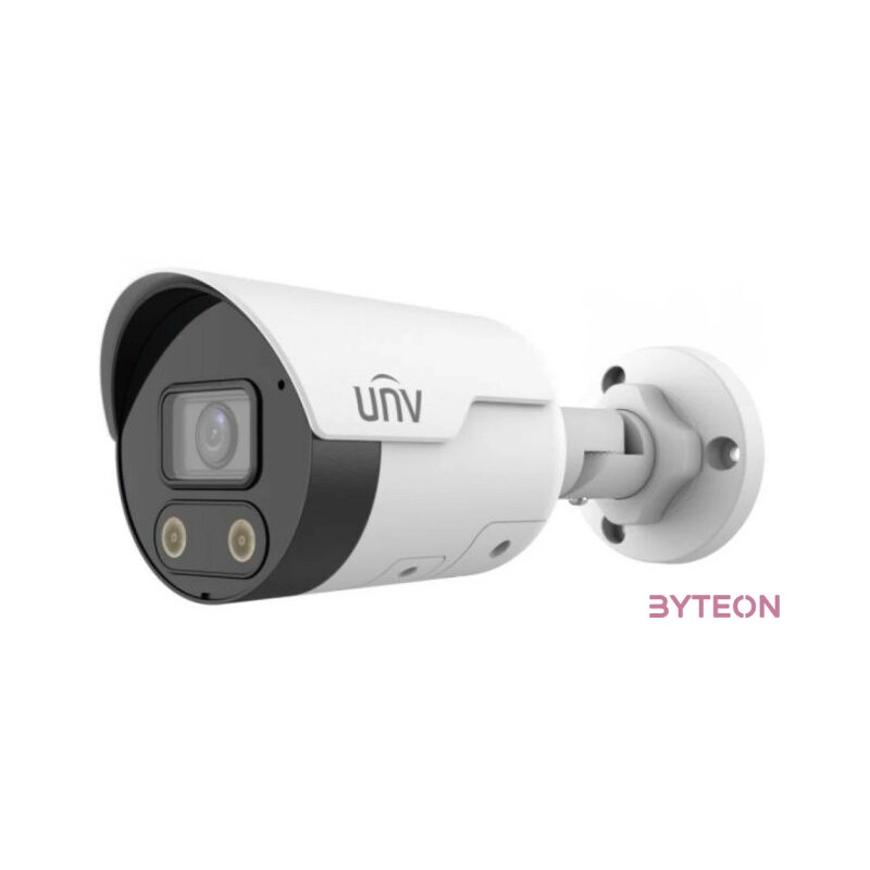 Uniview Easystar 2MP ColorHunter csőkamera, 2.8mm fix objektívvel, mikrofonnal és hangszóróval