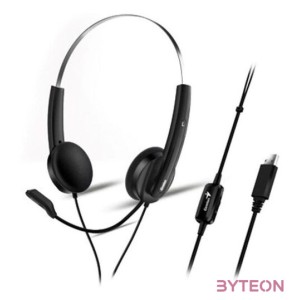 Genius HS-220U Headset Black