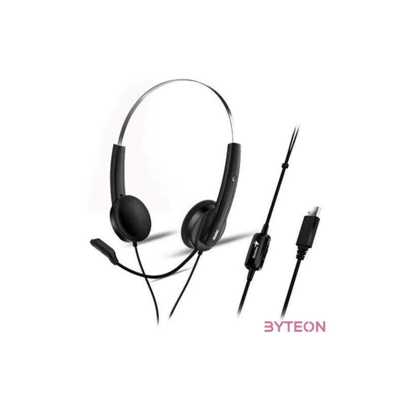 Genius HS-220U Headset Black