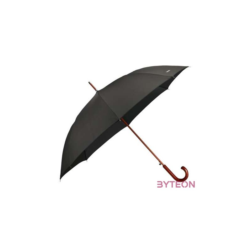 Samsonite Wood Classic S Stick Umbrella Black