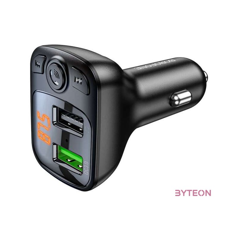 BOROFONE BC41 Bluetooth Transzmitter Black