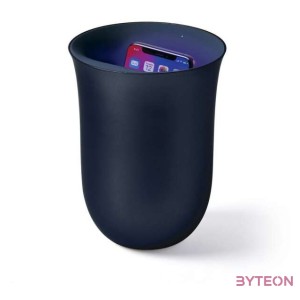 Lexon Oblio 10W Wireless charging station with built-in UV sanitizer Dark Blue