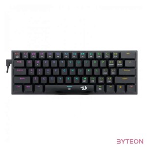 Redragon Anivia, wired mechanical keyboard,RGB, red switch Black HU